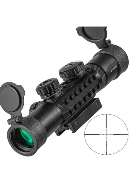 C3-9X26EG Raylı Çift Işıklı Dürbünü 11MM/22MM