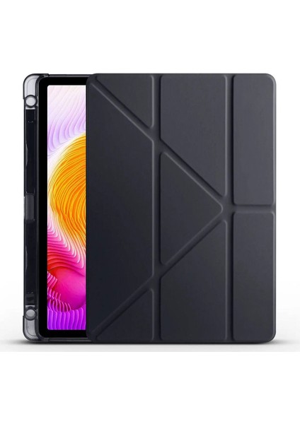 Xiaomi Redmi Pad Se 11 Kılıf Uyku Mod'lu Standlı Kalem Bölmeli Arkası Yumuşak Akıllı Silikon Kapak