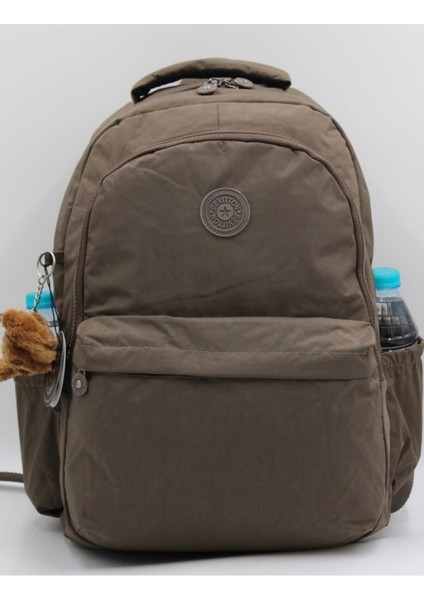 Çok Bölmeli Günlük Okul Sırt Çantası Su Geçirmez Kumaş Unisex Okul Çantası 2200 Vizon fiyatları
