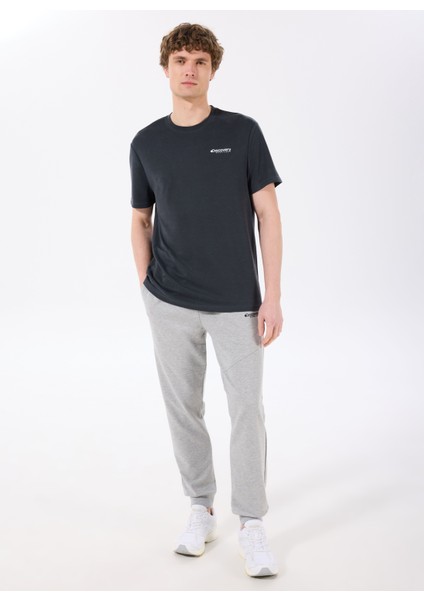 D5SM-TST3783 Siyah Bisiklet Yaka Relaxed Düz Erkek T-Shirt fiyatları