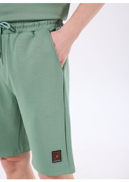 d4sm-sht3221 açık haki standart erkek sweat şort fırsatları