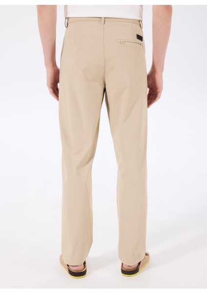 D5SM-PNT3785 Bej Düz Paça Standart Düz Erkek Outdoor Pantolonu indirimleri