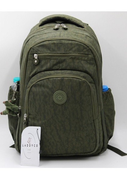 Suya Dayanıklı Çok Kullanışlı Okul Sırt Çantası Unisex Modern Günlük Sırt Çantası 1800 Haki fiyatları