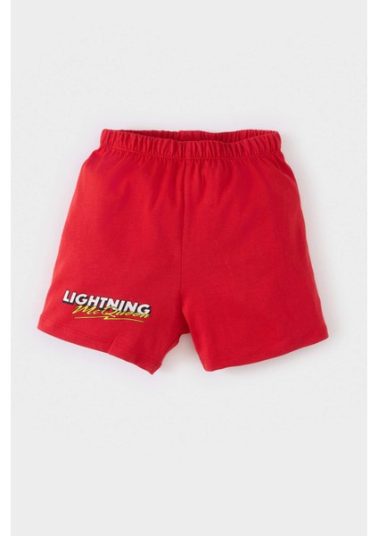 Erkek Bebek Cars 2'li Takım Kısa Kollu Tişört Beli Lastikli Şort E6919A525SM fiyatları