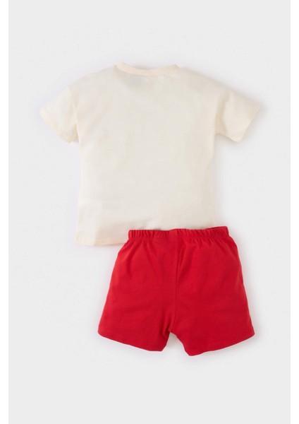Erkek Bebek Cars 2'li Takım Kısa Kollu Tişört Beli Lastikli Şort E6919A525SM fırsatları