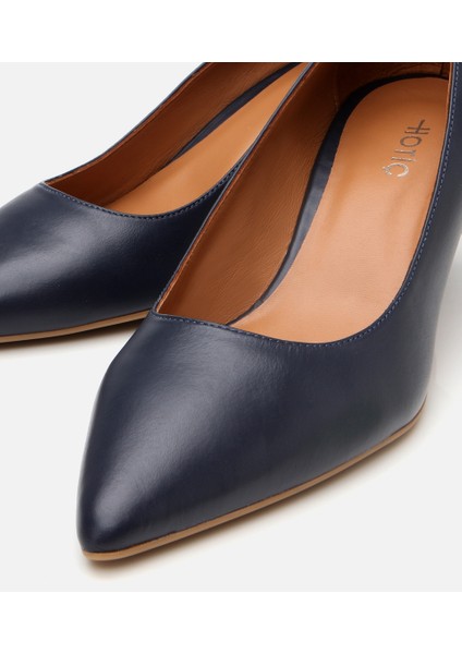 01AYH304150A680 KADIN Deri Lacivert Stiletto modelleri
