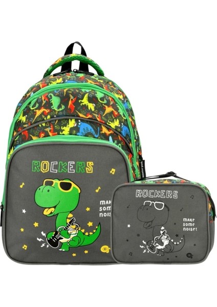 Dinazor Ilk Okul Çanta Dayanıklı Ortopedik Öğrenci Çocuk Sırt Çantası