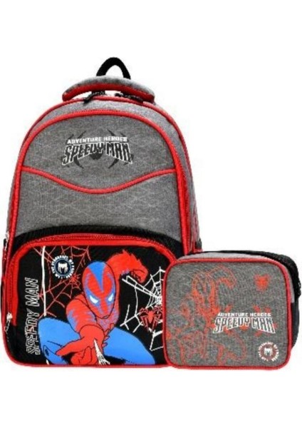 Örümcek Adam Speederman Ilk Okul Çanta Dayanıklı Ortopedik Öğrenci Çocuk Sırt Çanta