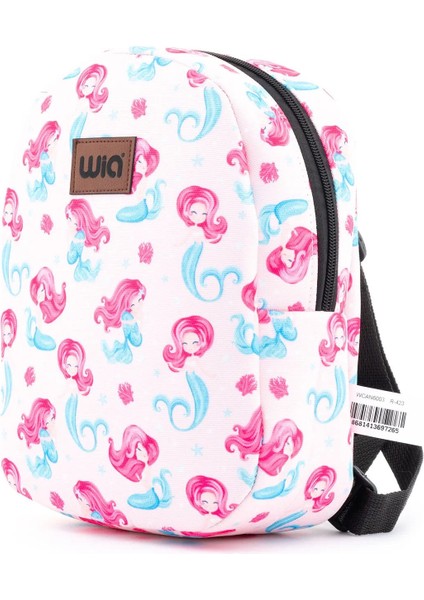 Wia Eğlenceli Baskı Tek Bölmeli Kreş Çanta Açık Pembe modelleri