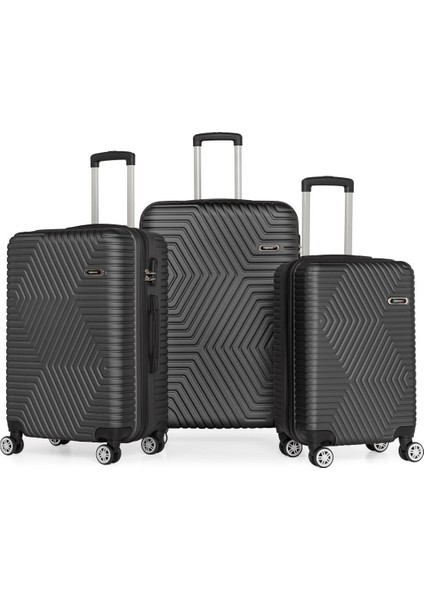 G&d Polo Suitcase Abs 3'lü Lüx Valiz Seyahat Seti modelleri