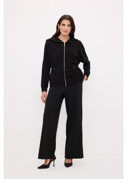 Kapişonlu Sweatshirt Siyah 187L9308000 modelleri