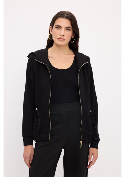 Kapişonlu Sweatshirt Siyah 187L9308000 fırsatları