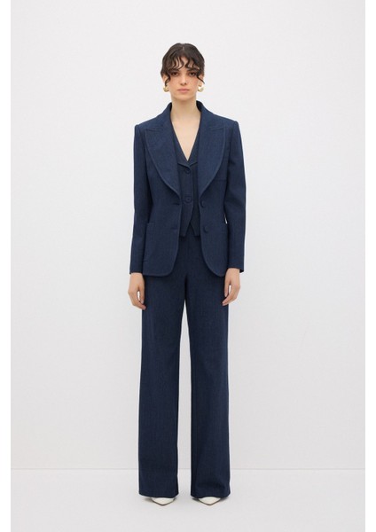 Denim Görünümlü Ceket Lacivert 11944260000 modelleri