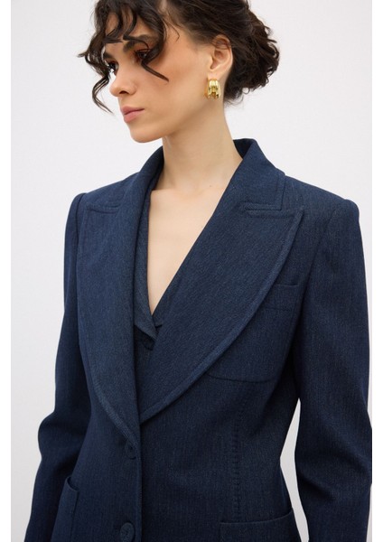 Denim Görünümlü Ceket Lacivert 11944260000 indirimleri