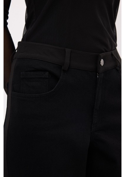 Garnili Denim Pantolon Siyah 153M2049001 modelleri