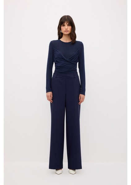 Carie Paça Pantolon Lacivert 15340570004
