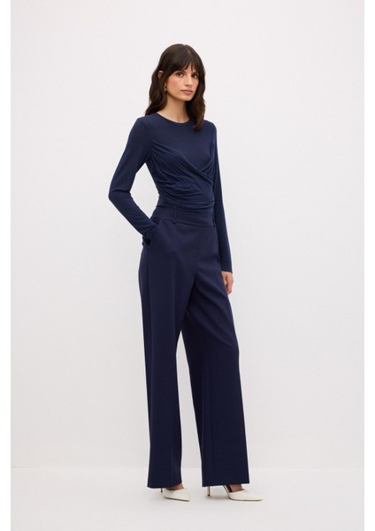 Carie Paça Pantolon Lacivert 15340570004