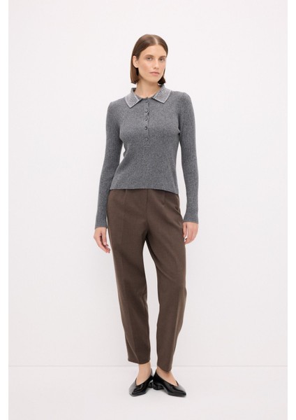 Polo Yaka Triko Kazak Antrasit 139M2115000 modelleri