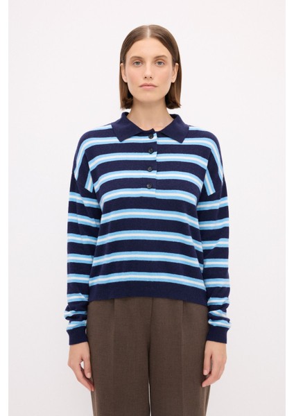 Polo Yaka Triko Kazak Lacivert 139M2113000