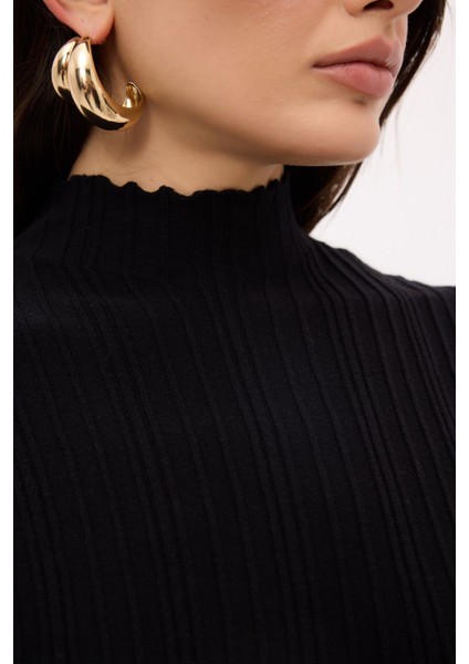 Fitil Detaylı Triko Bluz Siyah 115L9167000 fiyatları