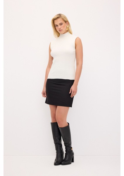 Fitil Detaylı Triko Bluz Kemik 115L9167000 indirimleri