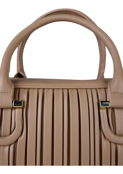 Çft Kulplu Pilise Detaylı Çanta modelleri