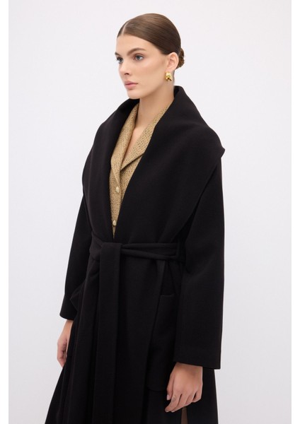 Şal Yaka Kaban Siyah 13644227000 fırsatları