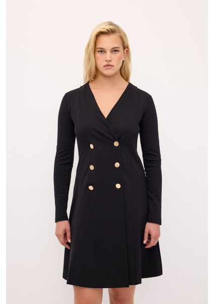 Kruvaze Örme Elbise modelleri