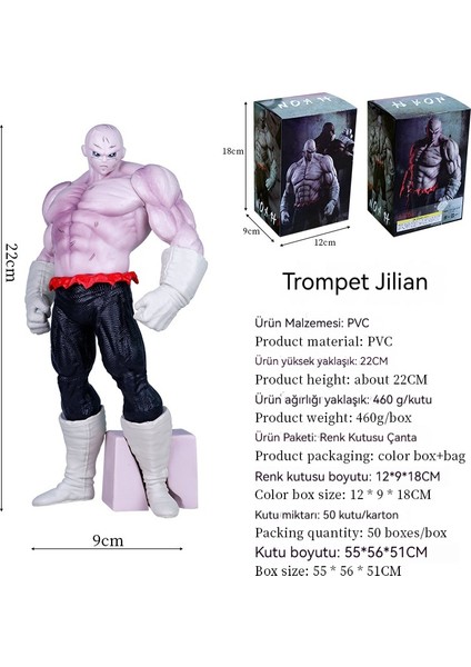 22 cm Dragon Ball ve Noah Süper Takım El Modeli (Yurt Dışından)