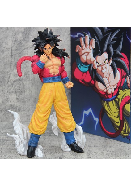 30 cm Dragon Ball Gt Serisi Dört Güneş Wukong Modeli El (Yurt Dışından)