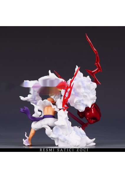 One Piece Ikinci Seviye Meyve Uyanışı Beyaz Saçlı Güneş Tanrısı Beşinci Seviye Nika Luffy Figür Modeli (Yurt Dışından) fırsatları