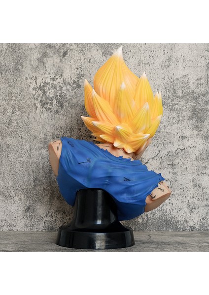 Yedi Dragon Ball Magic Vegeta Büstü Gelgit Oyun El-Do Modeli Süsler Heykel Hediye (Yurt Dışından) modelleri