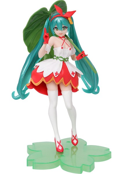 21 cm Yeşil Yaprak Hatsune Şarkıcı Hatsune Miku Kız El Dekoru (Yurt Dışından)