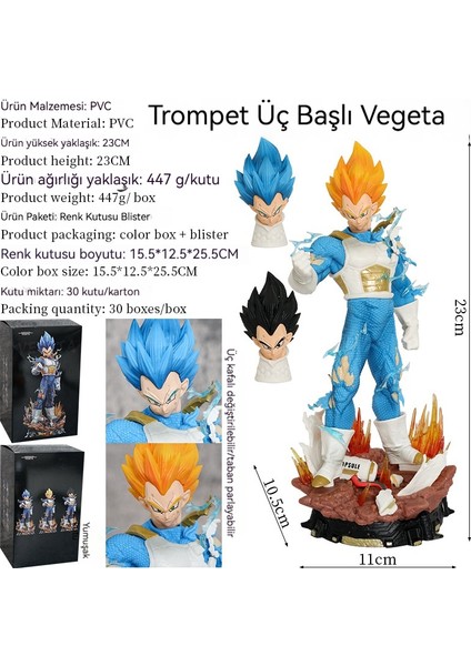 23 cm Dragon Ball Saiyan Beta El Modeli (Yurt Dışından)