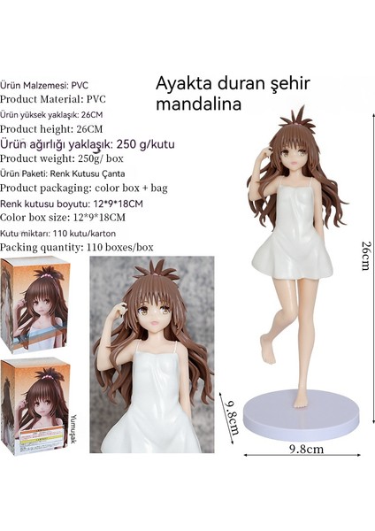 26 cm Güzel Kız Yuki Mina Iki Boyutlu Model (Yurt Dışından)