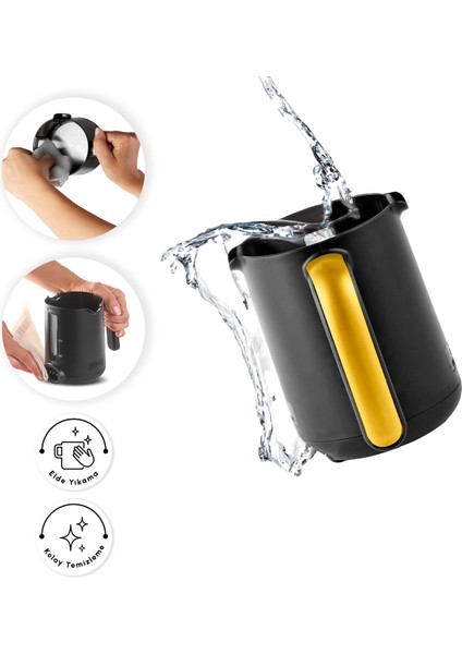 Hatır Otomatik Su Alma Hazneli Türk Kahve Makinesi Pineapple Yellow