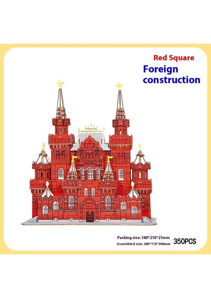 Yeni 3D Üç Boyutlu Puzzle Yaratıcı Montaj Ahşap Oyuncaklar Eğitici Montaj Oyuncaklar (Yurt Dışından)