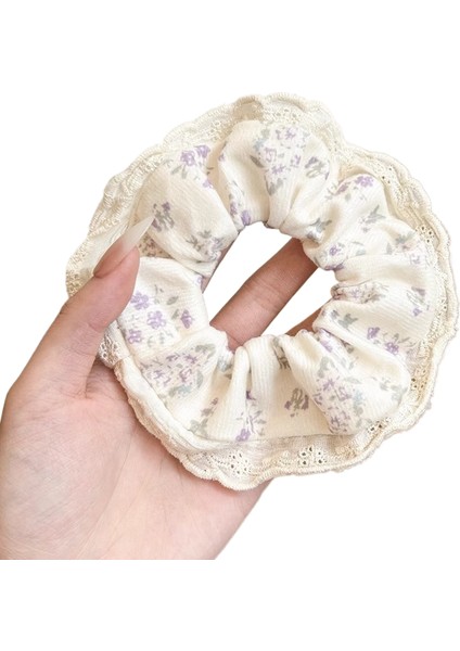 Küçük Taze Kumaş Kırma Çiçek Saç Halkası (Yurt Dışından)