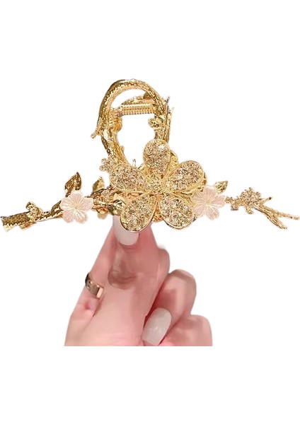 Rhinestone Saçak Plakası Köpekbalığı Klipsi Saç Aksesuarları (Yurt Dışından)