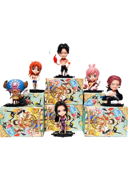 Q Anime Karakterleri Aile Portresi El Kuklası (Komple Set) (Yurt Dışından)