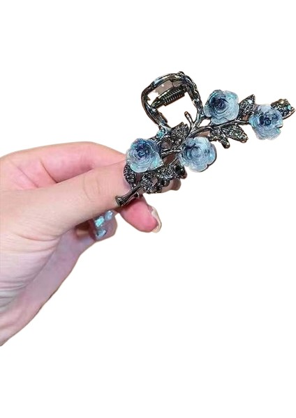 Rhinestone Saçak Plakası Köpekbalığı Klipsi Saç Aksesuarları (Yurt Dışından)