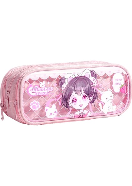 Karikatür Büyük Kapasiteli Kalem Kutusu (Yurt Dışından)