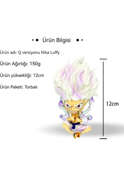 One Piece Beşinci Vites Güneş Tanrısı Formu Q Versiyonu Nika Luffy 120 mm Yüksekliğinde Uçuyor (Yurt Dışından) fırsatları