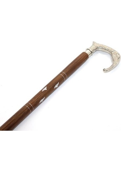 Fil Başlıklı Pirinç Baston