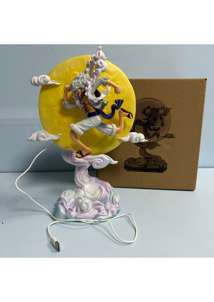 One Piece Gk Nika Ay'a Uçuyor Luffy Ay'a Işık Olabilir 350MM Yükseklikte (Yurt Dışından) indirimleri