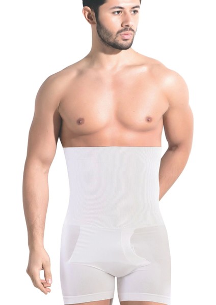 Özel Üretim Şekillendirici Basen Göbek Toparlayıcı Bel Erkek Beyaz Boxer Korse modelleri