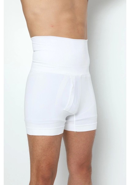 Özel Üretim Şekillendirici Basen Göbek Toparlayıcı Bel Erkek Beyaz Boxer Korse fırsatları