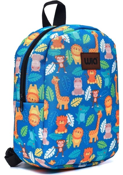 Wia Eğlenceli Baskı Tek Bölmeli Kreş Çanta Turkuaz fiyatları