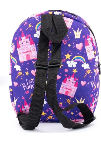 Wia Eğlenceli Baskı Tek Bölmeli Kreş Çanta Mor indirimleri