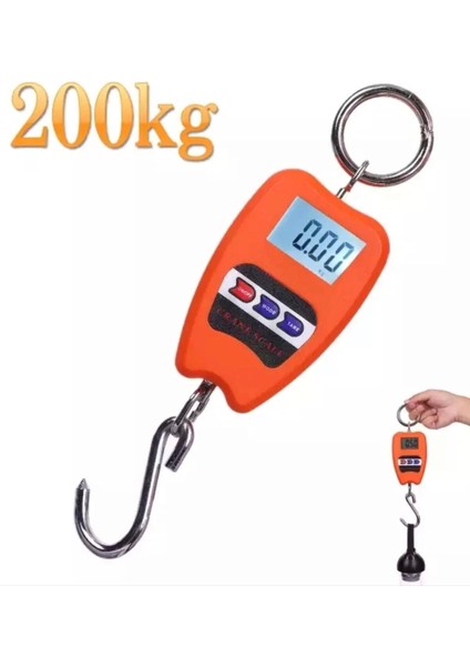 200 kg Vinç Tipi Kancalı Terazi - Ağır Yükler Için Hassas Ölçüm